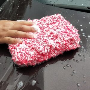 Water-absorbing Plush Car Wash Sponge Microfiber Towel Coral Fleece Cleaning Spong Mop Car Beauty Supplies